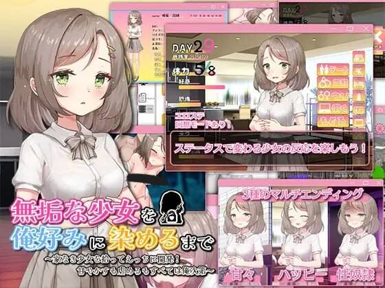 【SLG-PC-Mtool机翻】無垢な少女を俺好みに染めるまで～家なき少女を拾ってえっちに開発！ 甘やかすも虐めるもすべては俺次第～-Ninan ACG